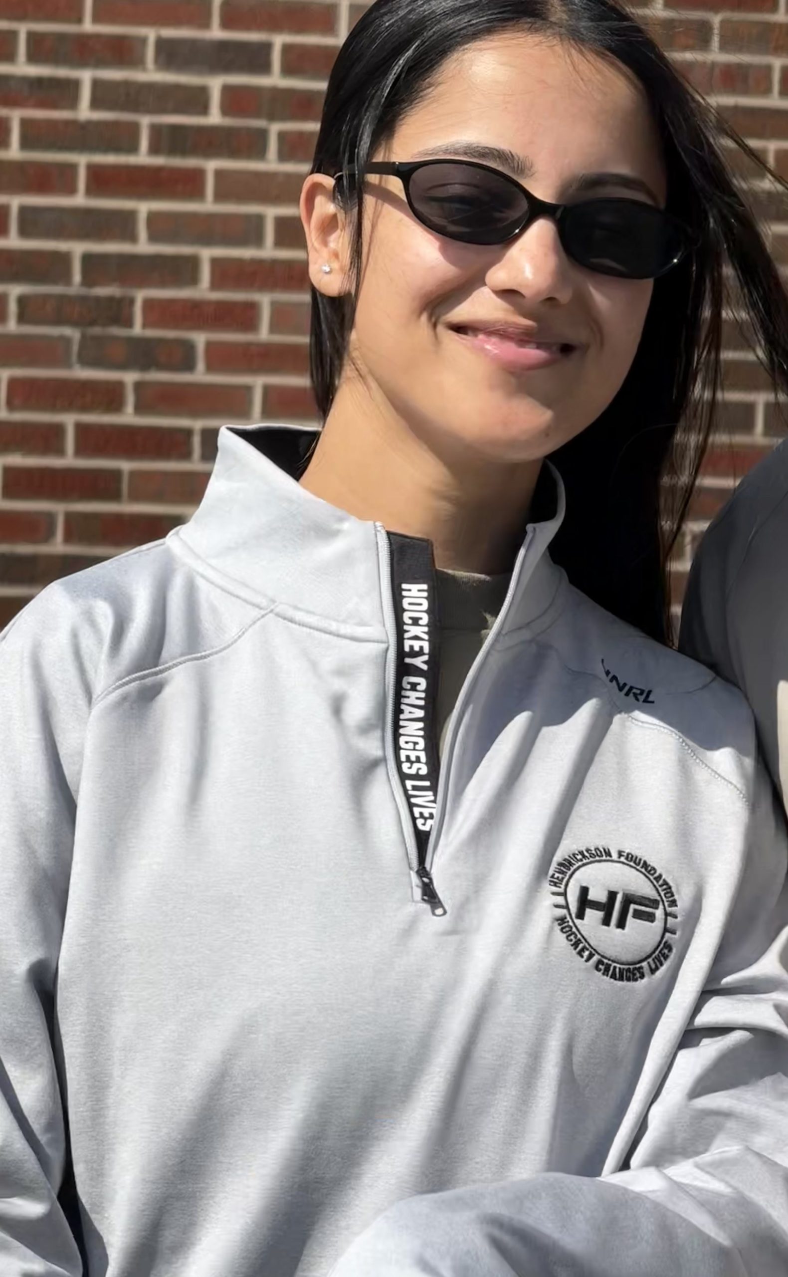 UNRL Caslow Quarter Zip light grey - Image 2